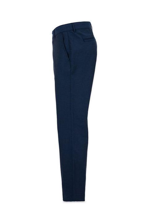 Indigo Regular Fit Standard Cut Canvas / Chino Trousers