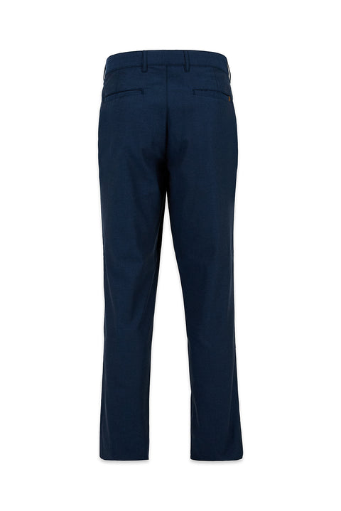 Indigo Regular Fit Standard Cut Canvas / Chino Trousers