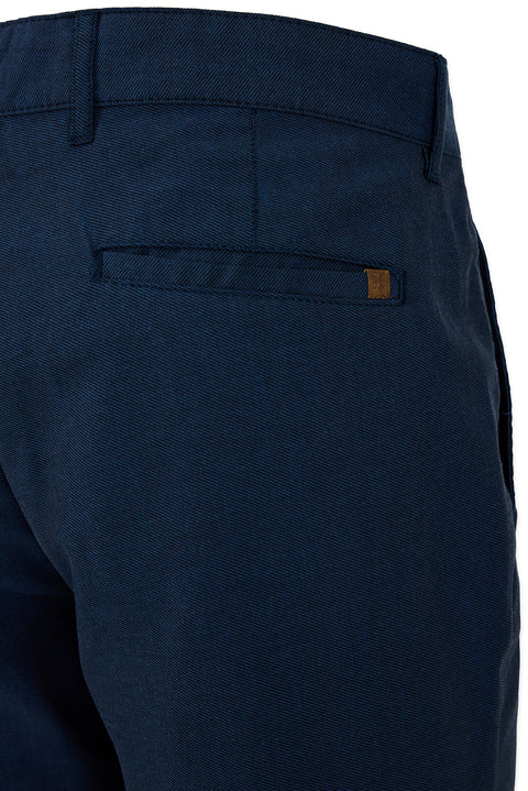 Indigo Regular Fit Standard Cut Canvas / Chino Trousers