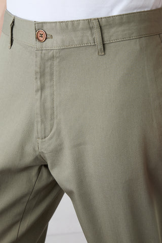  Açık Vizon 6 Drop Regular Fit Standart Kesim Desenli Yan Cepli Likralı Kanvas / Chino Pantolon