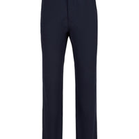 Medium Navy Straight Relaxed Fit Cotton Sports Pants