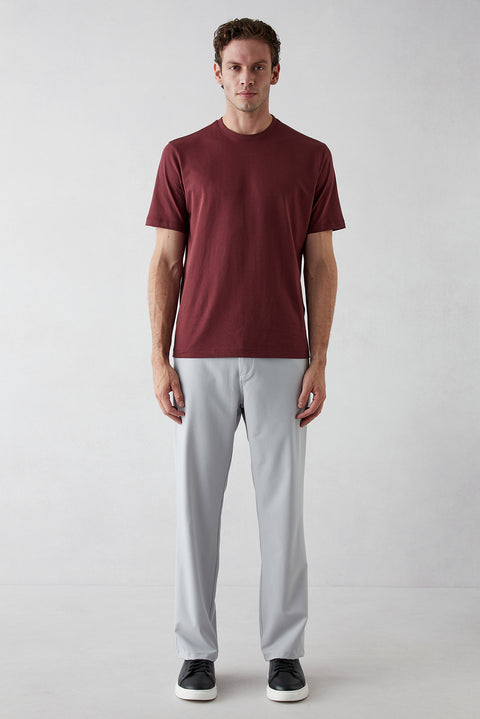 Taş Straight Relaxed Fit Likralı Esnek Yan Cepli Pantolon