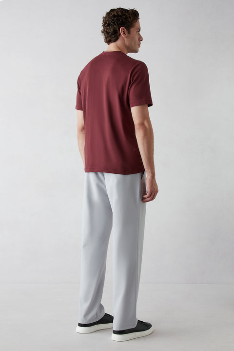 Taş Straight Relaxed Fit Likralı Esnek Yan Cepli Pantolon