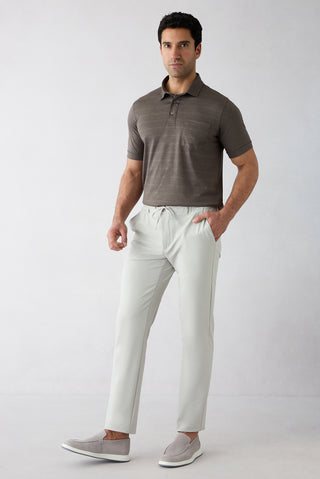  Taş Techno-Line Regular Fit Standart Kesim Çantalı Likralı Beli Lastikli İpli Chino / Kanvas Pantolon