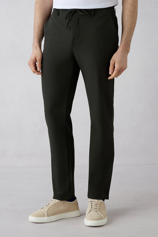  Orta Antrasit Techno-Line 6 Drop Regular Fit Standart Kesim Likralı Esnek Beli Lastikli İpli Çantalı Pantolon