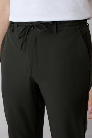  Orta Antrasit Techno-Line 6 Drop Regular Fit Standart Kesim Likralı Esnek Beli Lastikli İpli Çantalı Pantolon