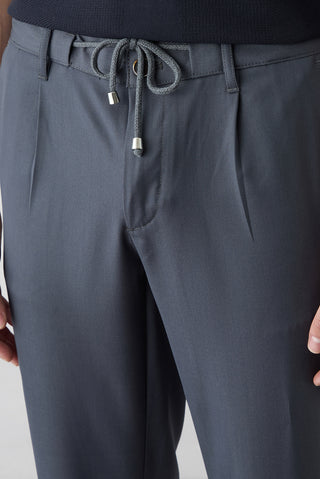  Koyu Füme Regular Straight Fit Düz Likralı Spor Pantolon
