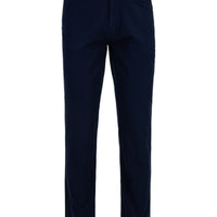 Orta Lacivert Relaxed Fit Rahat Kesim 5 Cep Likralı Kanvas / Chino Pantolon