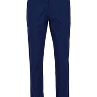 Orta Lacivert Slim Fit Dar Kesim Likralı Esnek Kanvas / Chino Pantolon