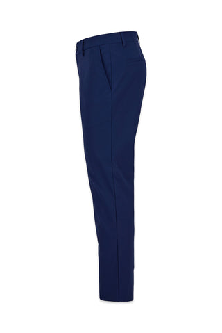  Orta Lacivert Slim Fit Dar Kesim Likralı Esnek Kanvas / Chino Pantolon