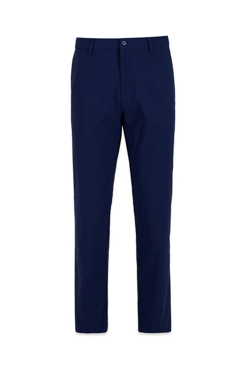 Mid-Navy Regular Fit Standard Cut Canvas / Chino Trousers