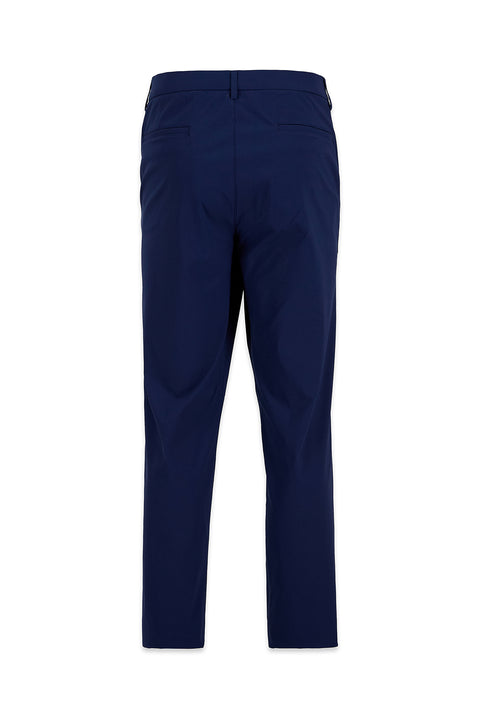 Mid-Navy Regular Fit Standard Cut Canvas / Chino Trousers