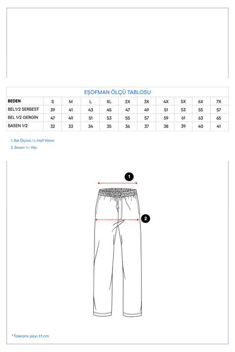 Koyu Lacivert Regular Fit Standart Kesim Yandan Cep Beli Lastikli İpli Jogger Pantolon