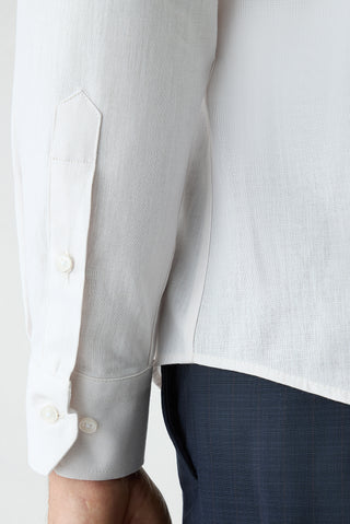  Taş Uzun Kol Slim Fit Desenli %100 Pamuk Gömlek