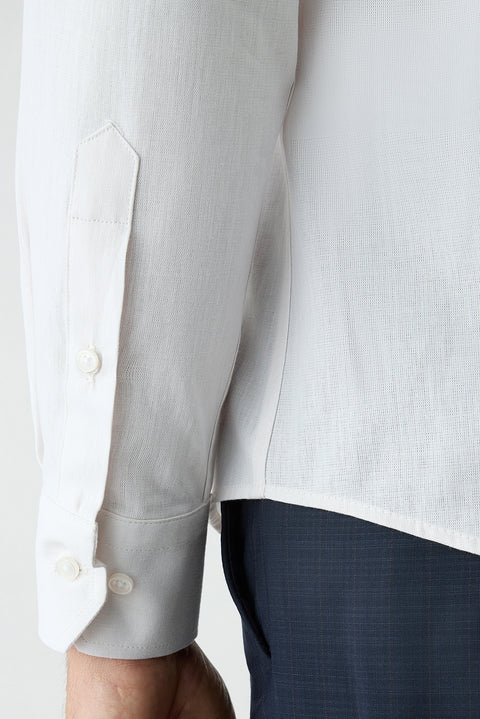 Taş Uzun Kol Slim Fit Desenli %100 Pamuk Gömlek