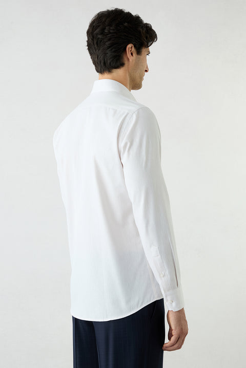 Taş Uzun Kol Slim Fit Desenli %100 Pamuk Gömlek
