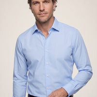 Uçuk Mavi Uzun Kol Regular Fit Non Iron Ütü Gerektirmeyen Klasik Pamuklu Gömlek