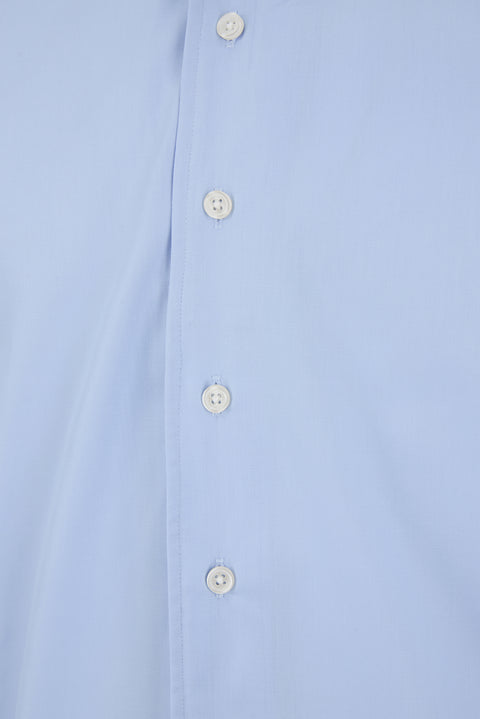 Uçuk Mavi Uzun Kol Regular Fit Non Iron Ütü Gerektirmeyen Klasik Pamuklu Gömlek
