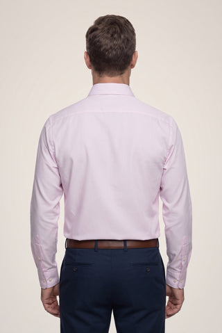  Toz Pembe Uzun Kol Regular Fit Non Iron Ütü Gerektirmeyen Klasik Pamuklu Gömlek
