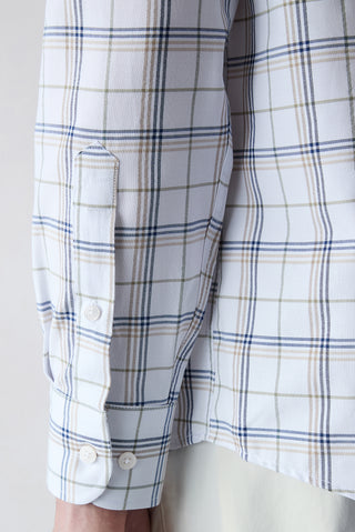  Açık Kahve  Uzun Kol Regular Pamuk Ekose Gömlek