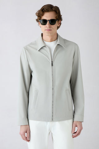  Taş Bebe Yaka Fermuarlı Cepli Mevsimlik Mont