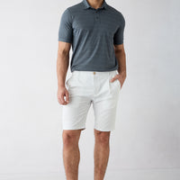 Taş Regular Fit Standart Kesim Çizgili Pileli Yan Cepli Bermuda Şort