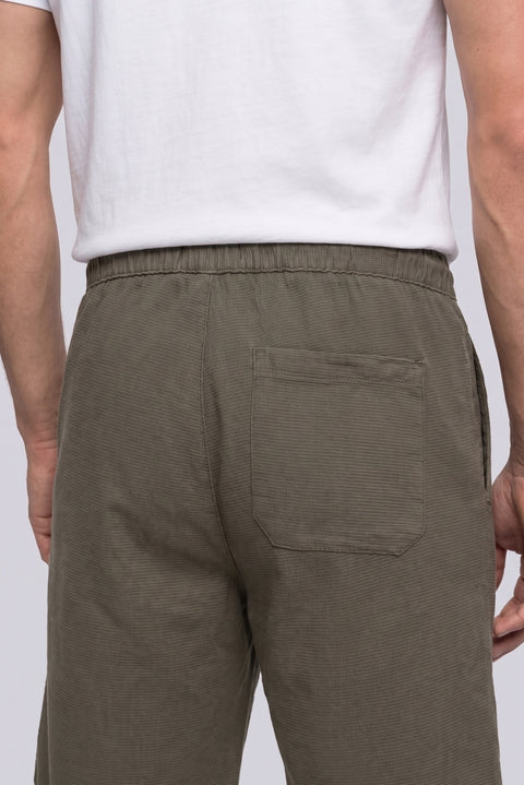 Medium Khaki Regular Fit Standard Cut Bermuda Shorts