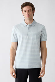 Light Blue Short Sleeve Regular Fit Non-Iron Cotton Pocket Shirt