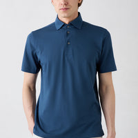 İndigo Regular Fit Pamuk Düğmeli Polo Yaka Tişört