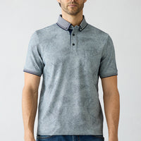 Medium Navy Polo Collar Regular Fit T-shirt