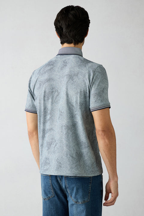 Medium Navy Polo Collar Regular Fit T-shirt