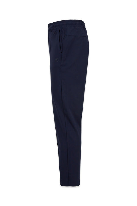 Orta Lacivert Techno-Line Cepli Likralı Esnek Beli Lastikli İpli Sweatpant / Eşofman Altı