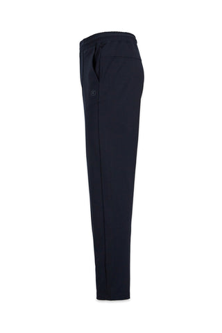  Koyu Lacivert Regular Fit Likralı Düz Beli Bağcıklı Lastikli Sweatpant