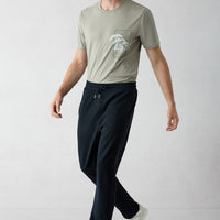 Koyu Lacivert Beli Lastikli İpli Cepli Likralı Sweatpant / Eşofman Altı