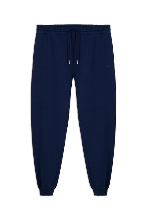 Koyu Lacivert Beli Lastikli İpli Cepli Pamuklu Sweatpant / Eşofman Altı