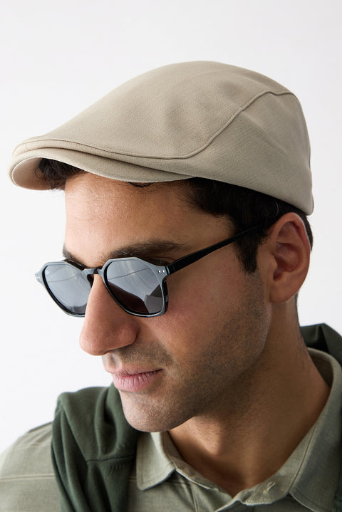 Medium Beige Lycra Flexible Cap