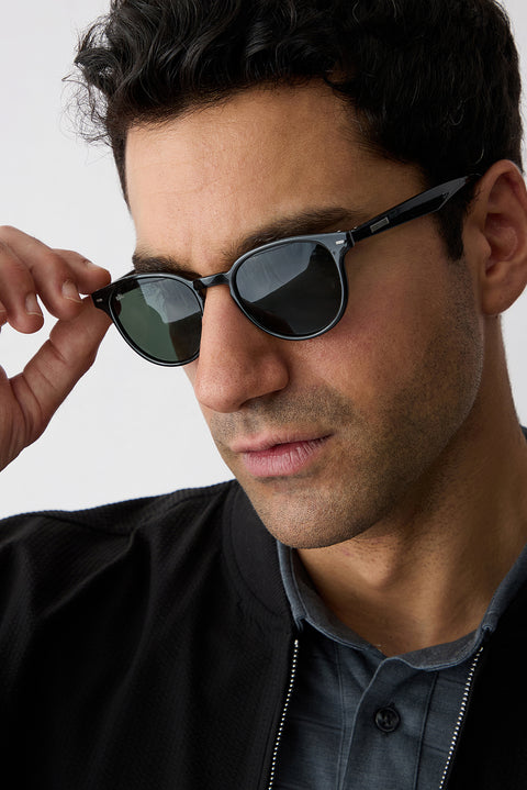 Men's TR90 Sunglasses with Black Frame (Frame 47* Bridge 20* Temple Length 140)