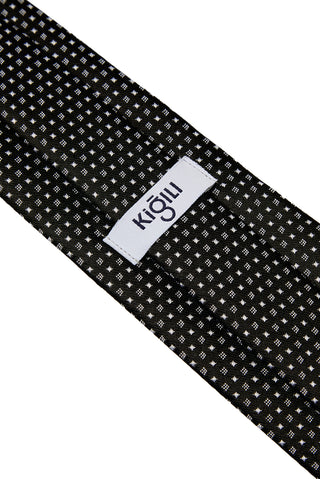  Siyah Desenli Kravat