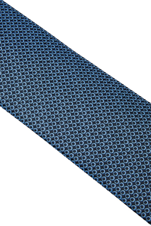 Blue Patterned Tie