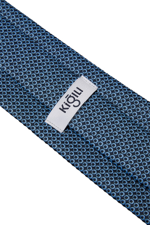 Blue Patterned Tie