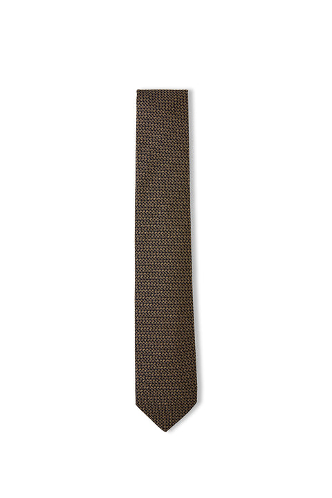 Medium Mink Patterned Tie