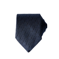 Koyu Lacivert Desenli Kravat