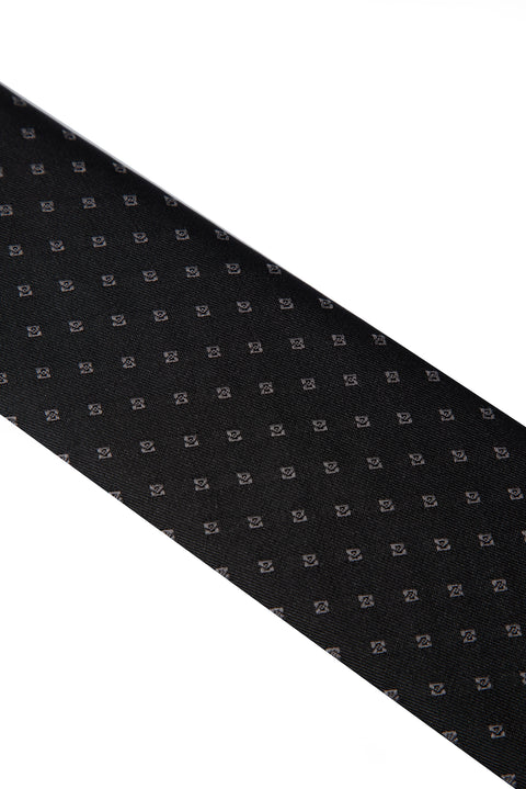 Siyah Desenli Kravat
