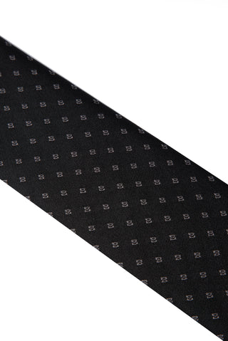  Siyah Desenli Kravat
