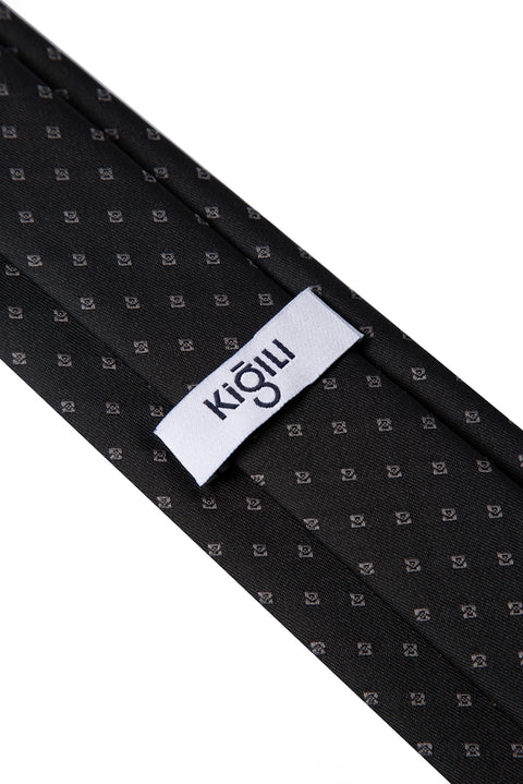 Siyah Desenli Kravat