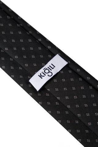  Siyah Desenli Kravat