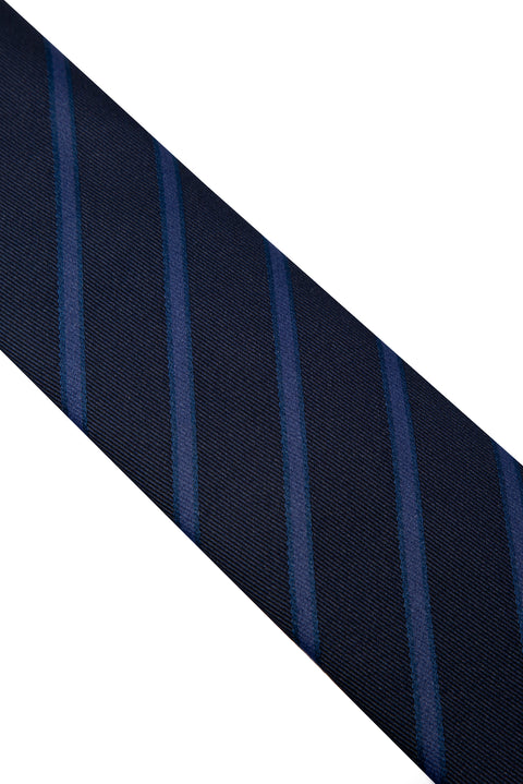 Lacivert Desenli Kravat