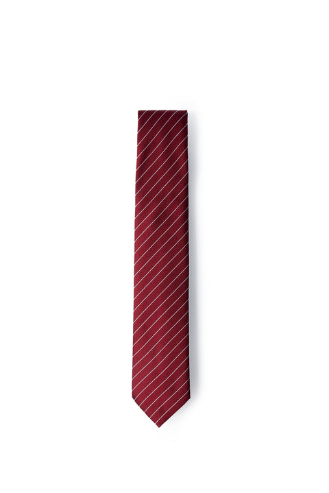 Dark Burgundy Patterned Tie