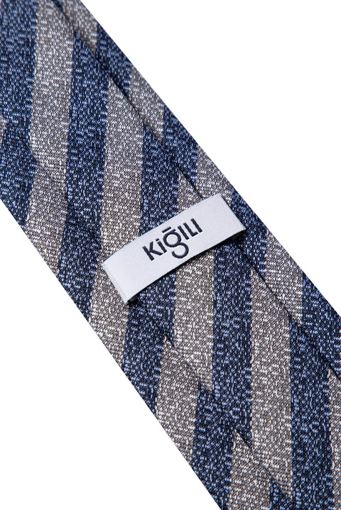 Lacivert Desenli Kravat