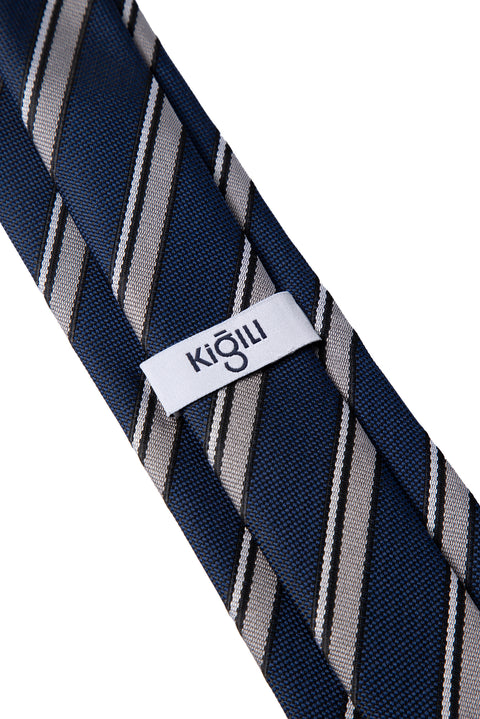 Lacivert Desenli Kravat